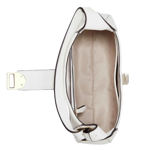 Nine West Ione Hobo White Shoulder Bag Purse - Picture 7 of 10